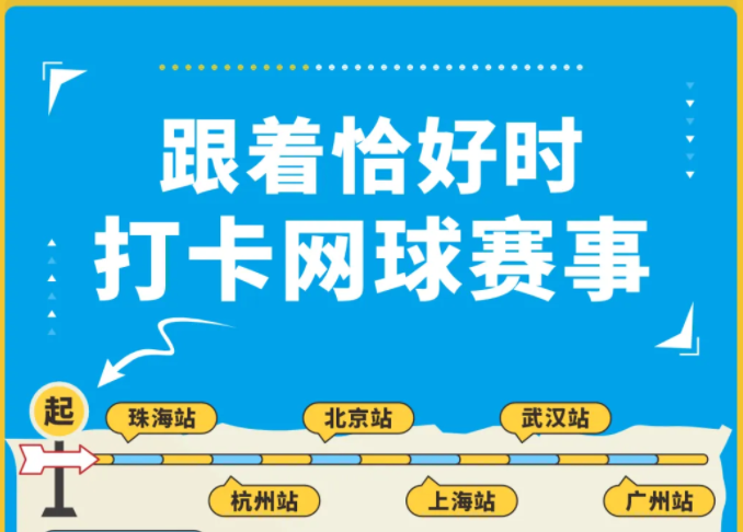 我們來了，跟著恰好時打卡網(wǎng)球賽事！